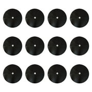 Kuntesetty 12 Pieces Tree Mulch s Round Protection Black Protector Diameter 32 cm